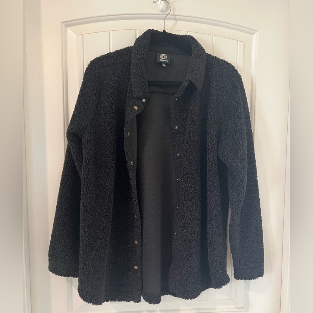 Bobeau Black Teddy Jacket